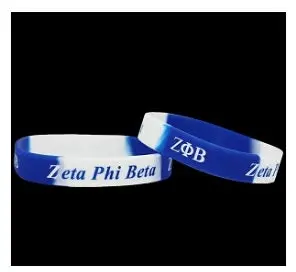 Zeta Phi Beta Silicone Bracelet 1