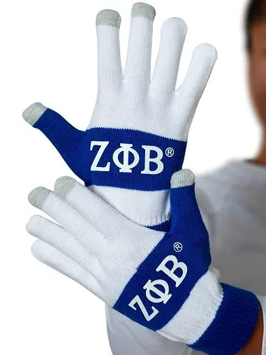 Zeta Phi Beta Knit Texting Gloves 1