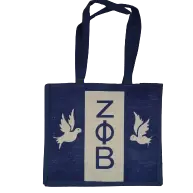 Zeta Phi Beta Large Jute Bag 1
