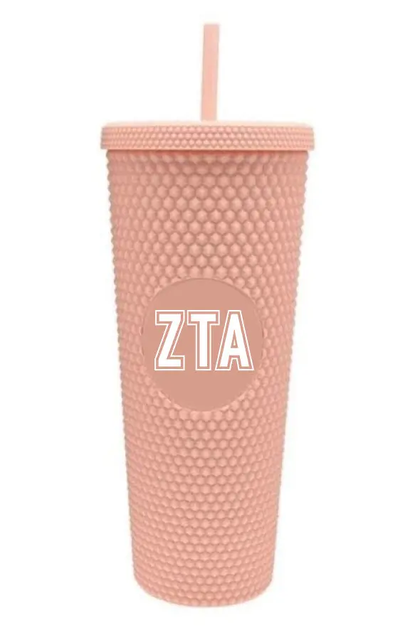 Zeta Tau Alpha Studded Tumbler 1