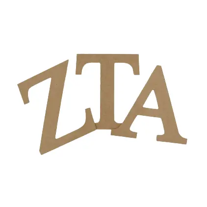 Zeta Tau Alpha Crafting Mdf/Wood Letter Set 1