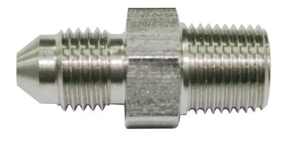 Stainless Steel Npt-To-An Fitting – 3/4" Male Npt To -4An Female, Leak-Proof Seal 1