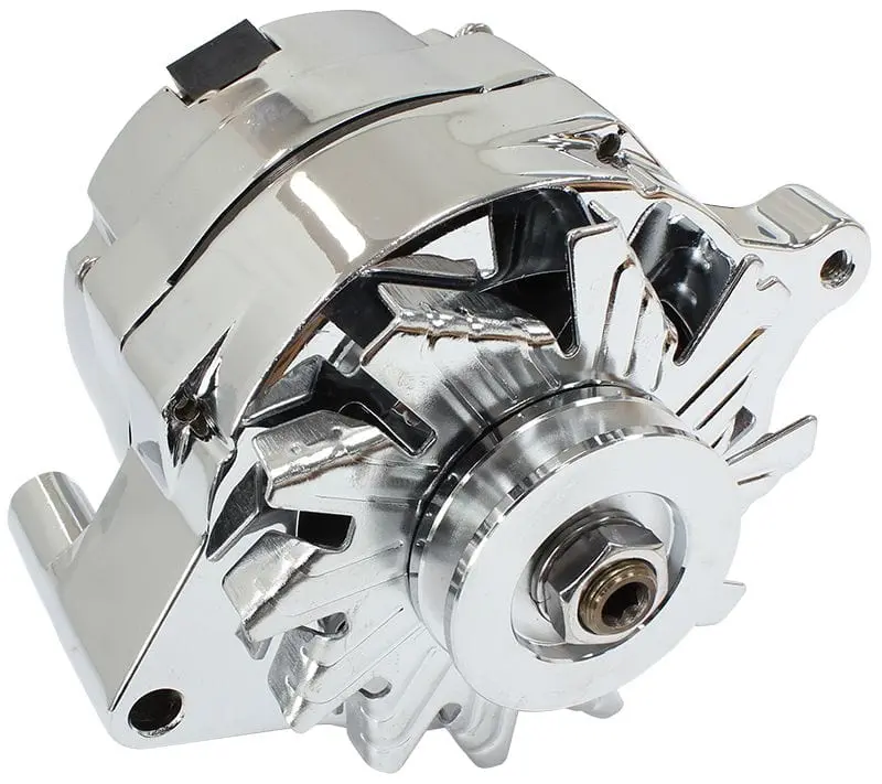 Chrome-Finished Ford Alternator Af4873-1140 – Classic Restoration Compatible 1