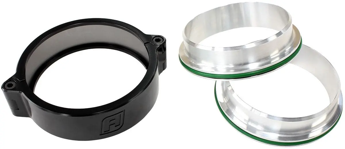 2.75-Inch Billet Aluminum Intercooler Quick-Connect Clamp (Black) 1