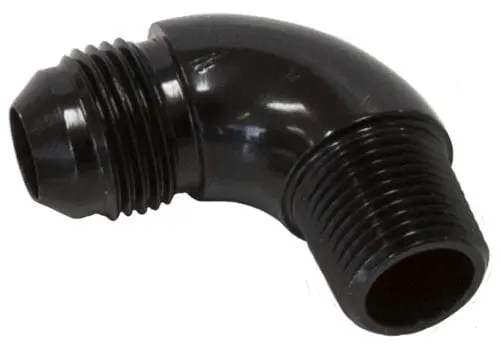 Af522-06-08Blk 1/2" Npt To -6An 90° Full-Flow Adapter 1