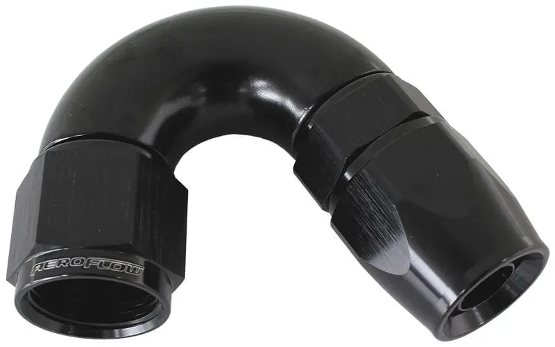 570 Series Af575-04Dblk Ptfe -4An Hose End (150° Angle) 1