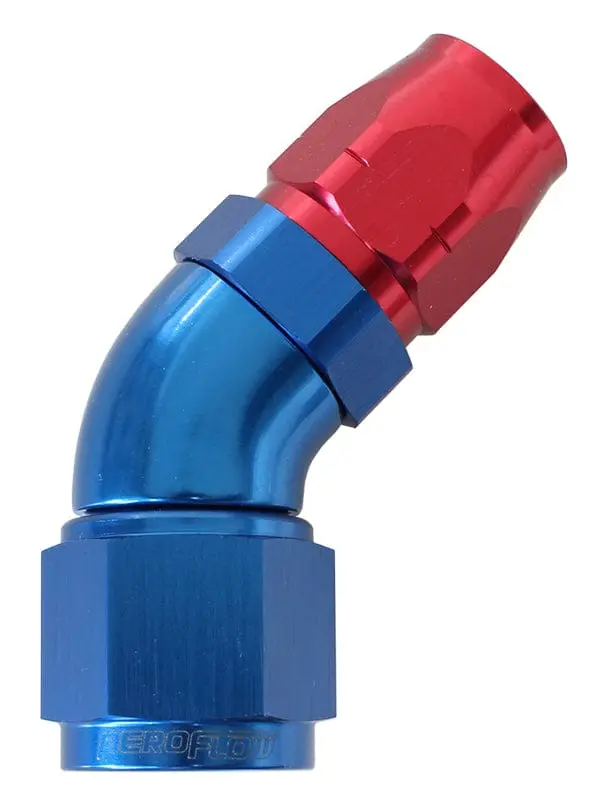 550 Series Stepped Swivel Hose End – -10An To -8An, 45° Cutter Style 1