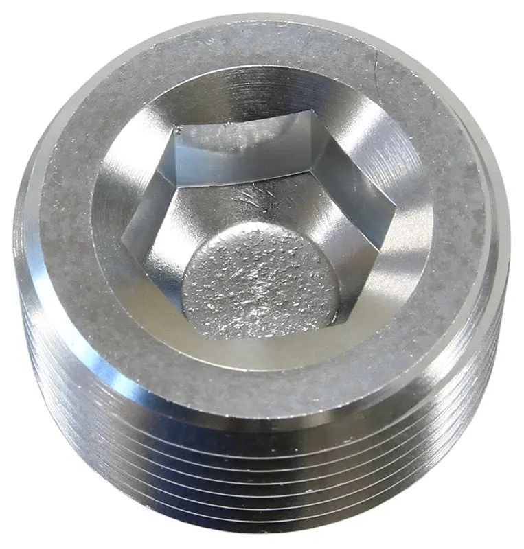 1/16" Npt Threaded Pipe Plug – Solid Brass, Black Oxide Finish 1
