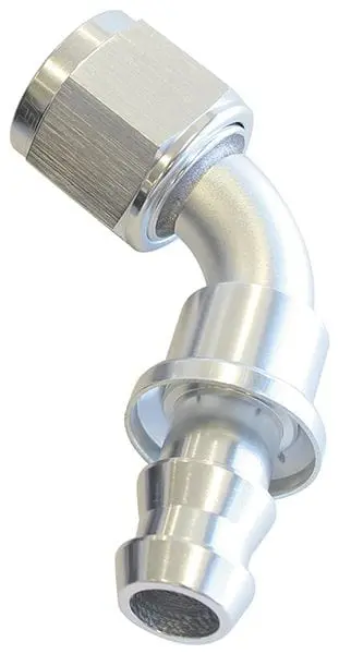 60° Push-Lock -6An Hose End Fitting – Af418-06S 1