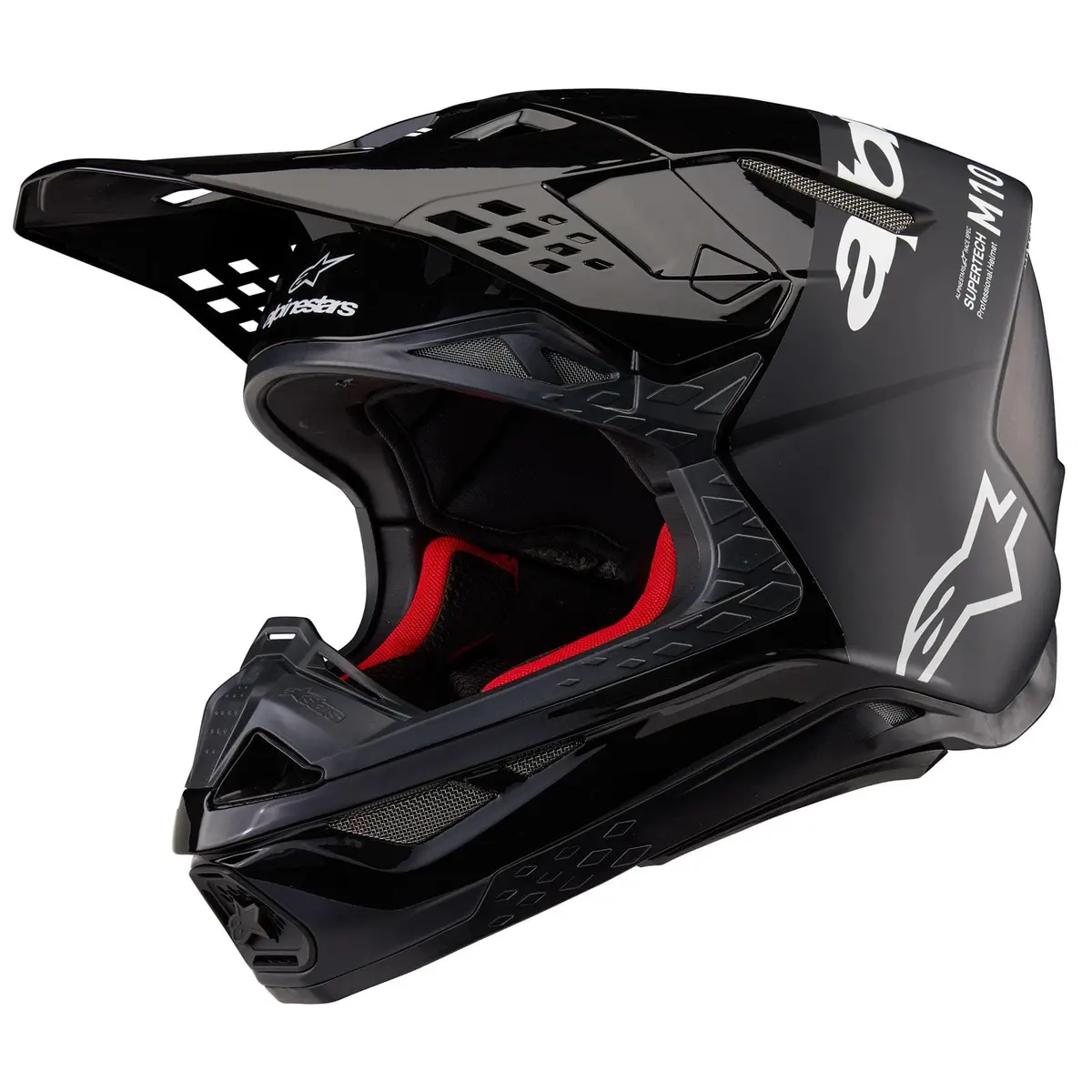 Alpinestars Mx Supertech M10 Motocross Helmet – Lightweight Carbon Fiber 1
