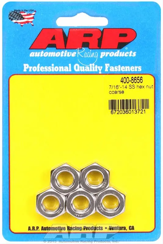 Arp Precision Hex Nuts – Size 400-8656 1