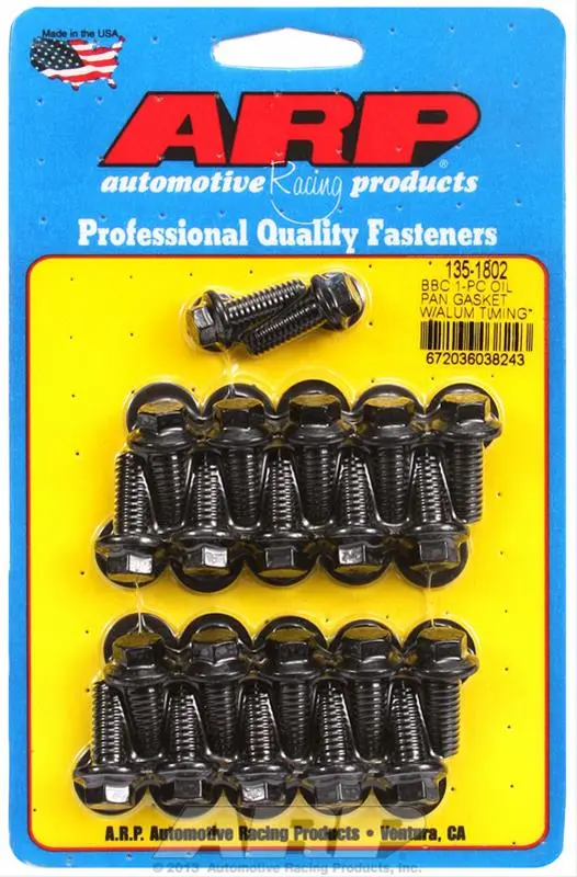 Arp Oil Pan Bolt Kit – Compatible With Small-Block V8 Engines (135-1802) 1