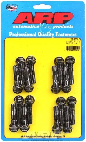 Ar135-2002 Hex Head Black Oxide Intake Manifold Bolt Kit 1