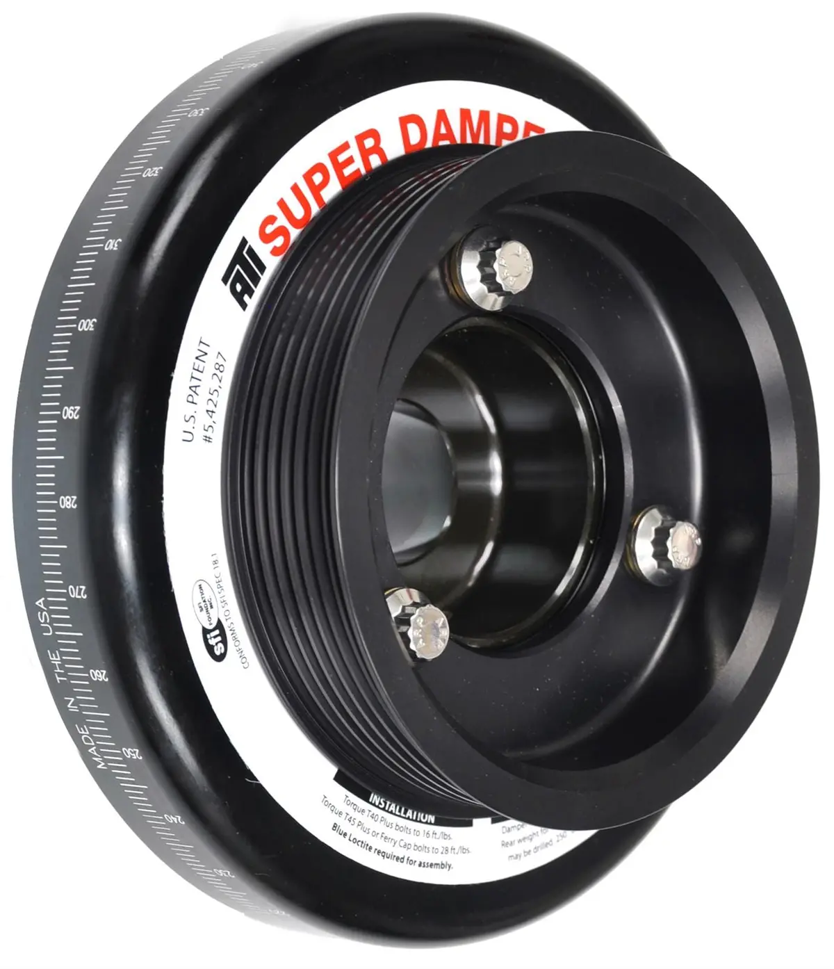 Ati Performance Ati918566 Sfi-Certified Harmonic Balancer – Billet Steel Construction 1