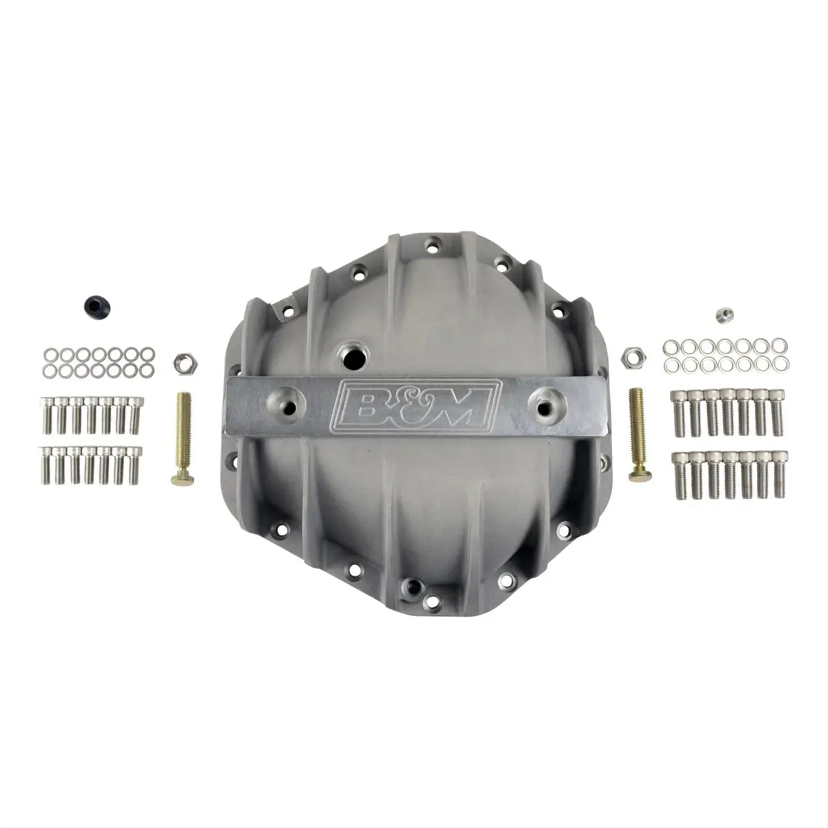 B&M Heavy-Duty Aluminum Differential Cover – Reinforced For Increased Oil Capacity And Strength 1