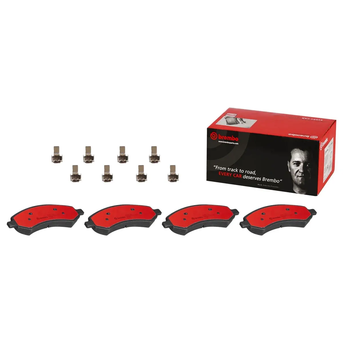 Brembo Ceramic Nao Brake Pads For Quiet, Low-Dust Performance – P18013N 1