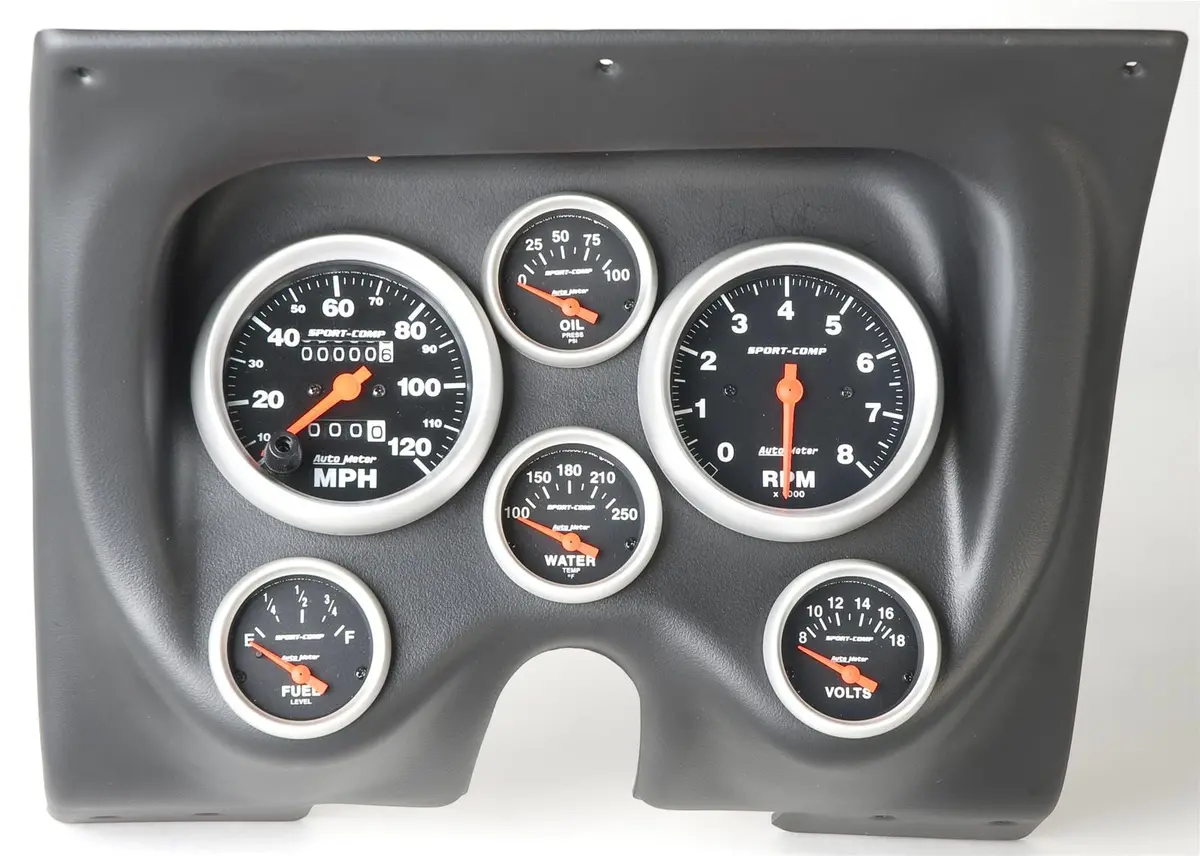 Thunder Road Custom Instrument Panel Featuring Autometer Gauges – Model 410670211 1