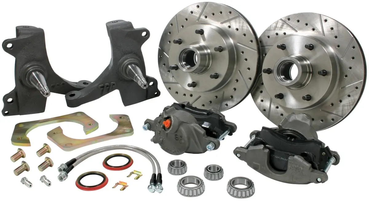 Classic Performance Disc Brake Conversion Kit – Bolt-On Front Brake Upgrade For Vintage Vehicles 1