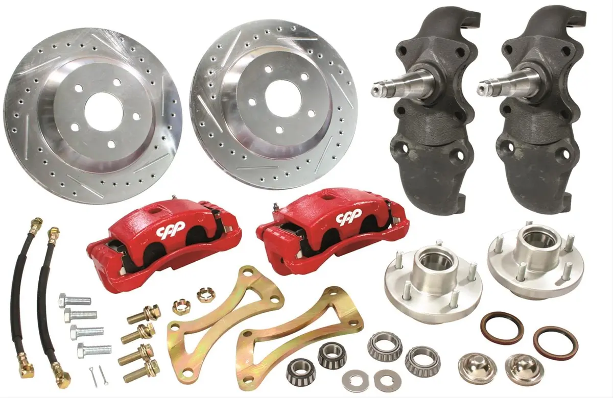 Classic Performance 5557Swbk-D13 Front Big Brake Conversion Kit – Bolt-On Upgrade 1