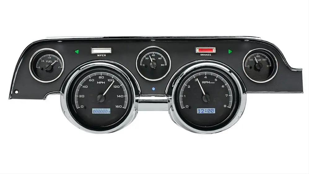 Dakota Digital Vhx Series Analog Dash System – Vhx-67F-Mus-K-W, Muscle Car Fit 1