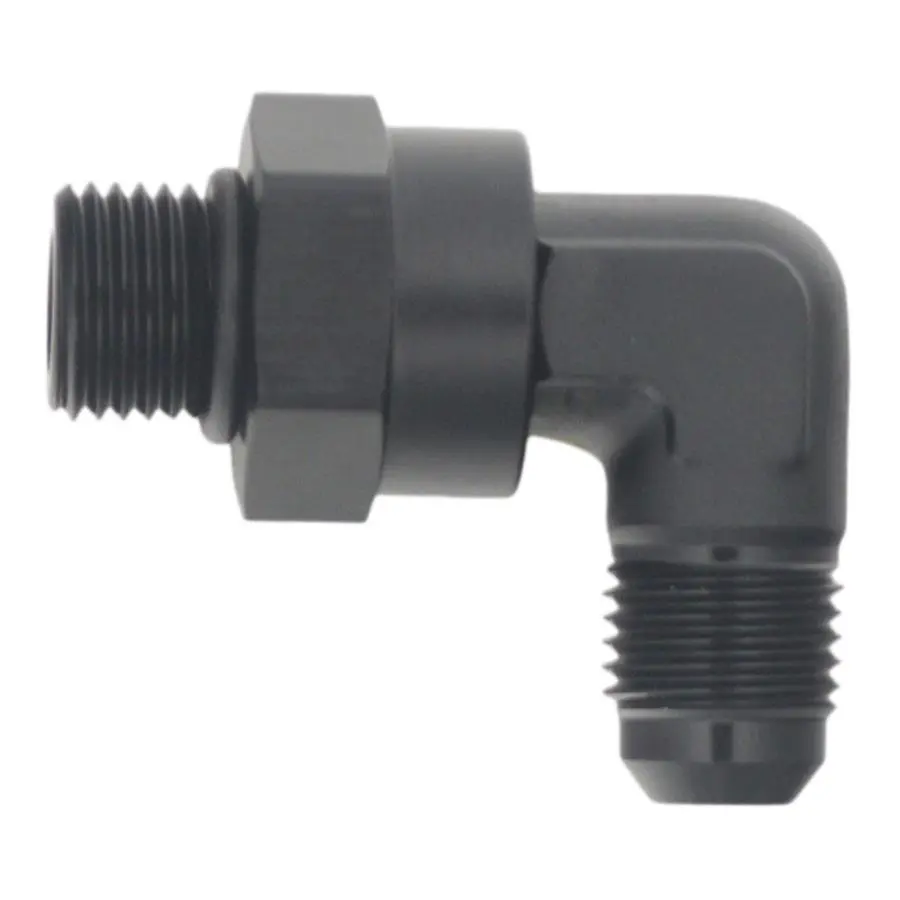 Deatschwerks 6-02-0414-B Fuel Pump Adapter – 6An Inlet To -8An Outlet 1