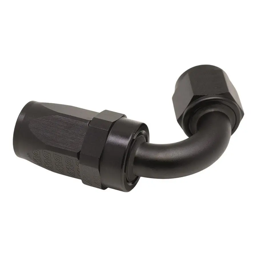 Deatschwerks Cpe Swivel Hose End – -6 An To -8 An, 304 Stainless, Black Anodized Finish 1