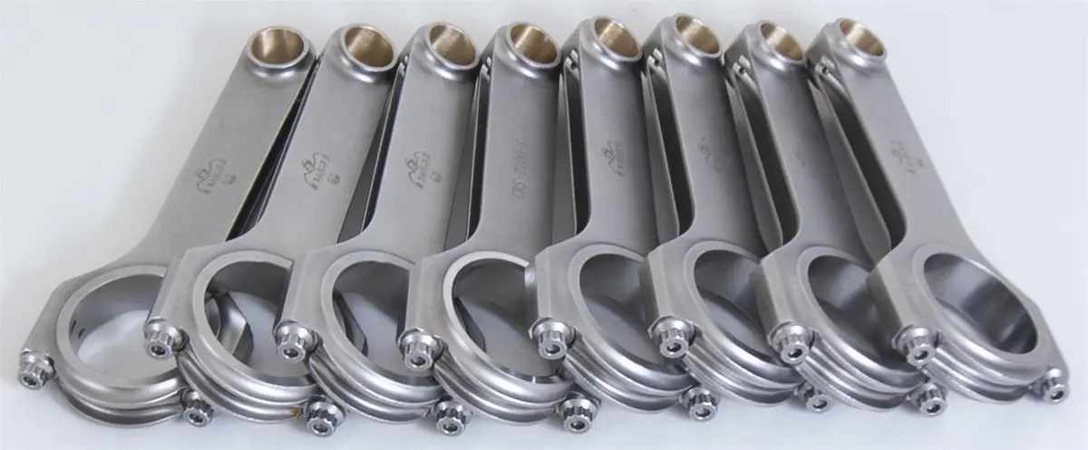 Eagle H-Beam Connecting Rods – For Small-Block Chevy, 7.100" Length, Arp 2000 Bolts 1