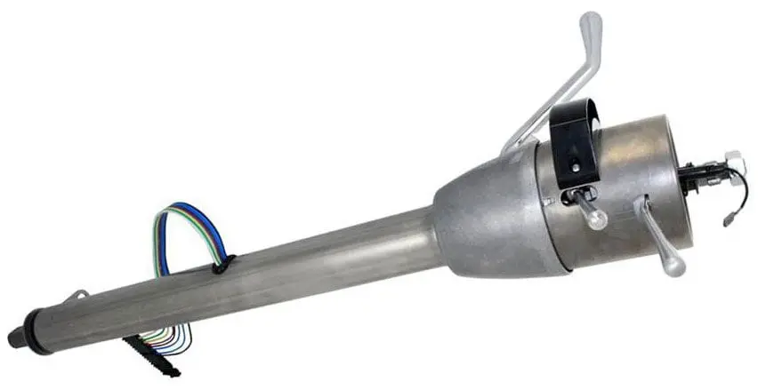 Flaming River Fr20021 30-Inch Tilt Steering Column – Mill-Finish Aluminum, Column Shift Ready 1