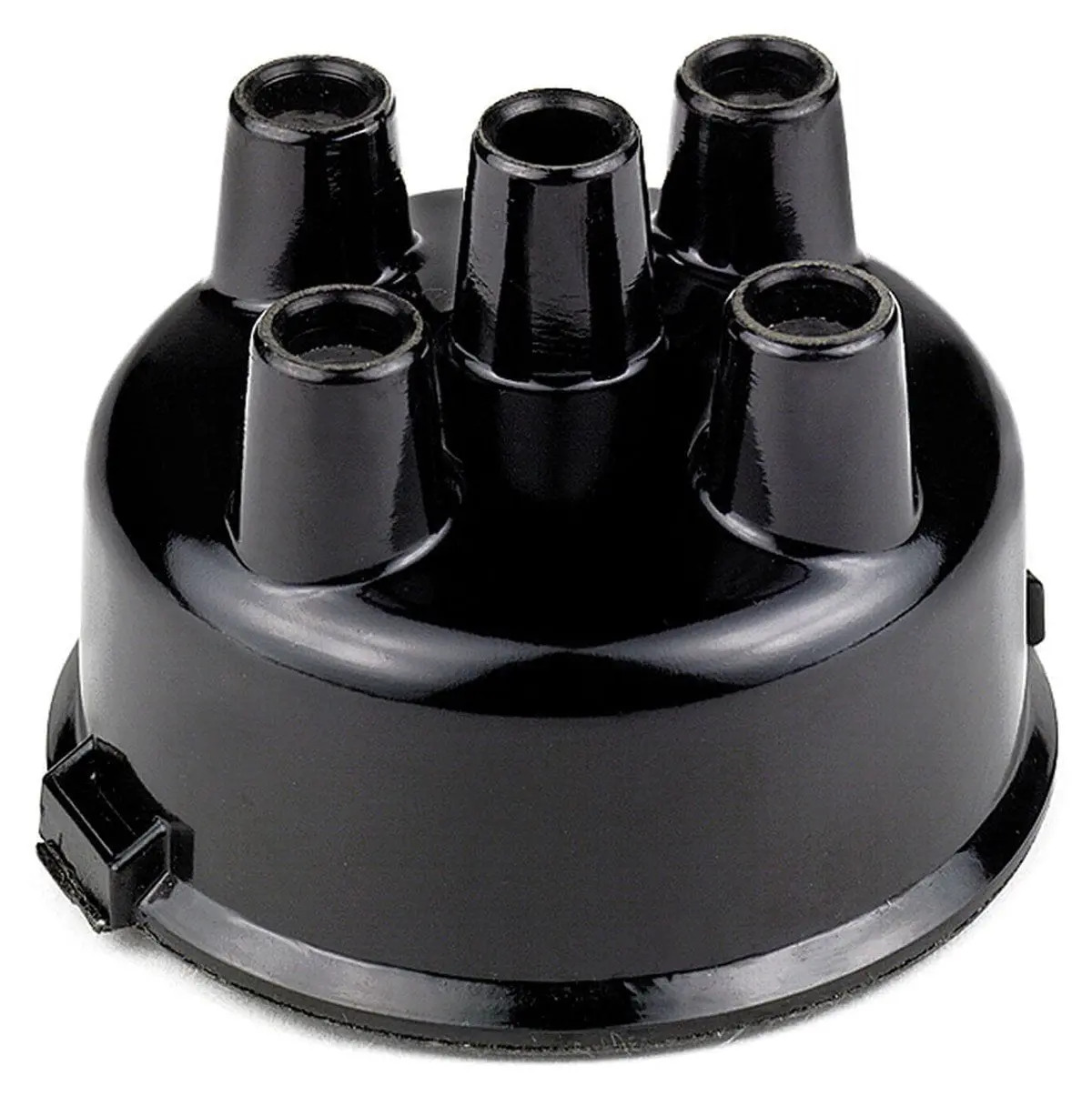 Mallory Black Socket Distributor Cap – 4-Cylinder Ignition Cap With Robust Terminal Design 1