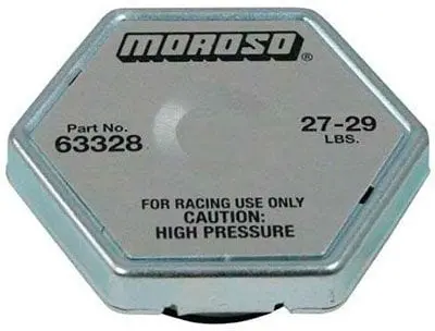 Moroso 27–29 Psi Radiator Cap – High-Pressure Aluminum Construction (Mo63328) 1