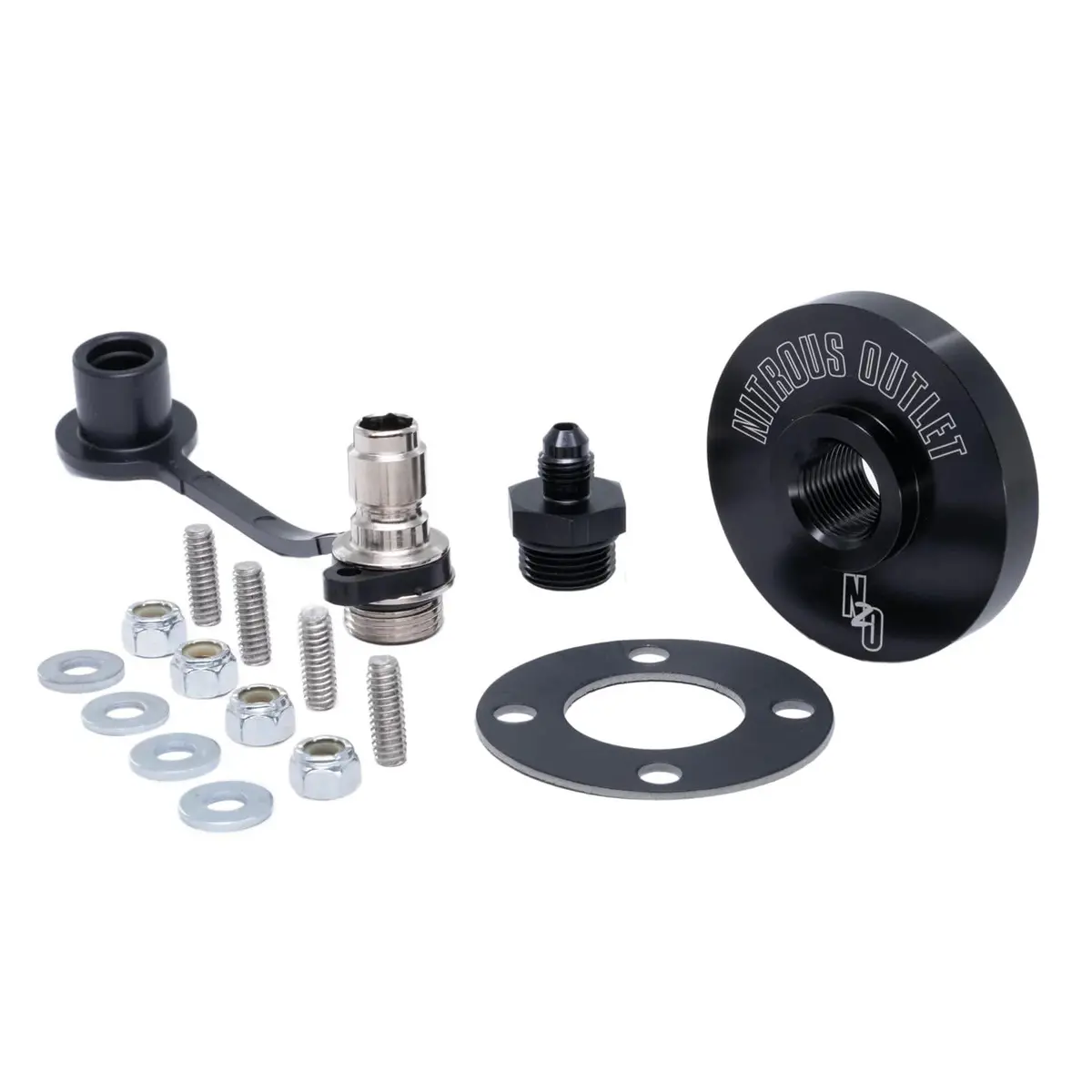 Nitrous Outlet 00-34044-4Q Stainless Steel Bulkhead Fitting 1
