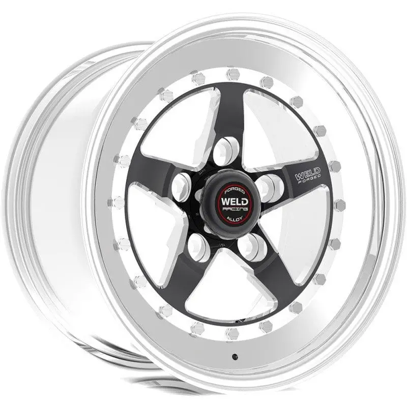 Weld Star Rt Black Center Racing Wheel - We791B-57278 Spec 1