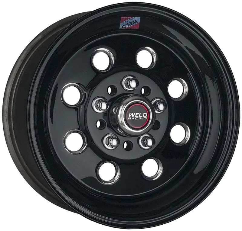 Draglite 15X5 Black Anodized Drag Racing Wheel We90B-55346 1